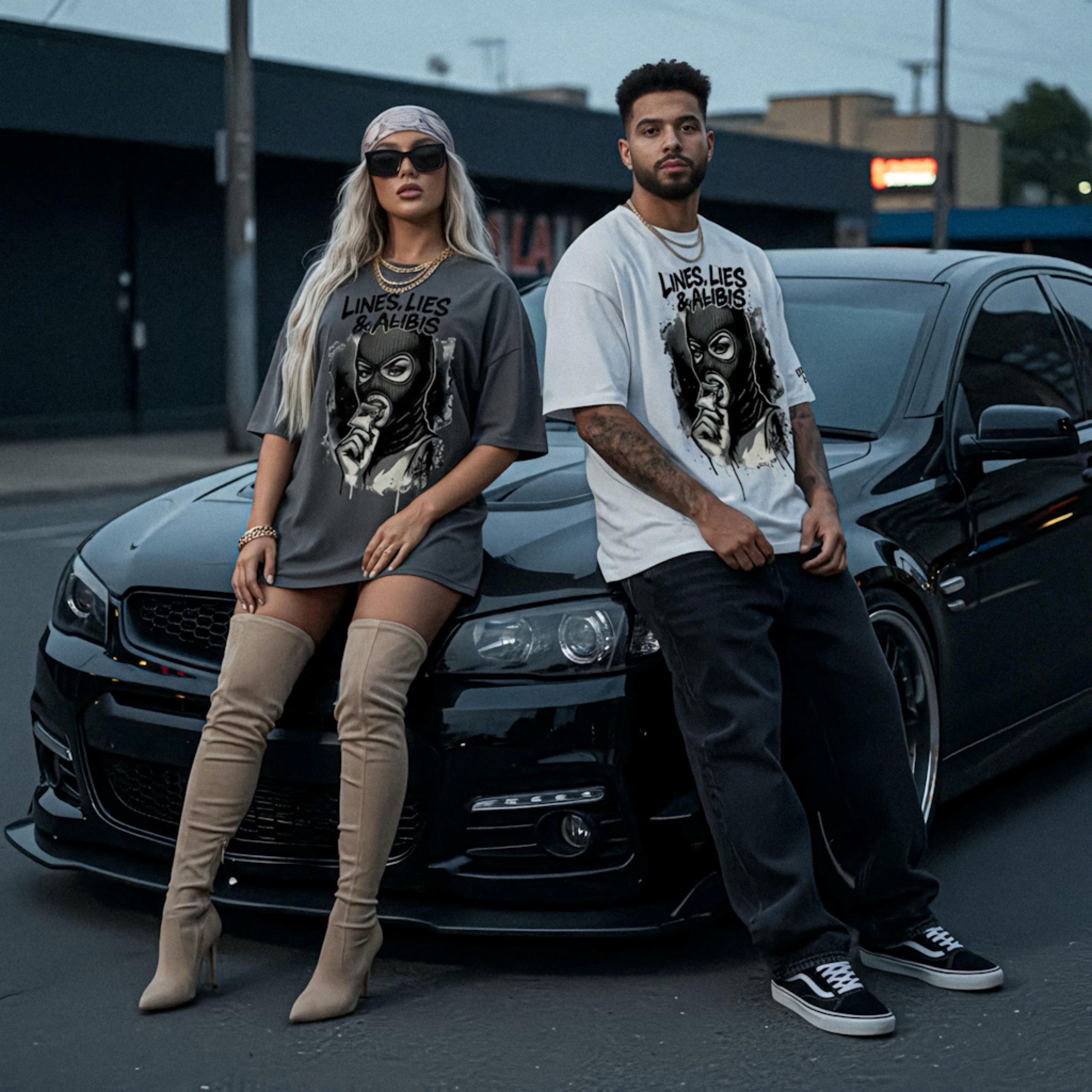 Lines, Lies & Alibis Unisex Tee