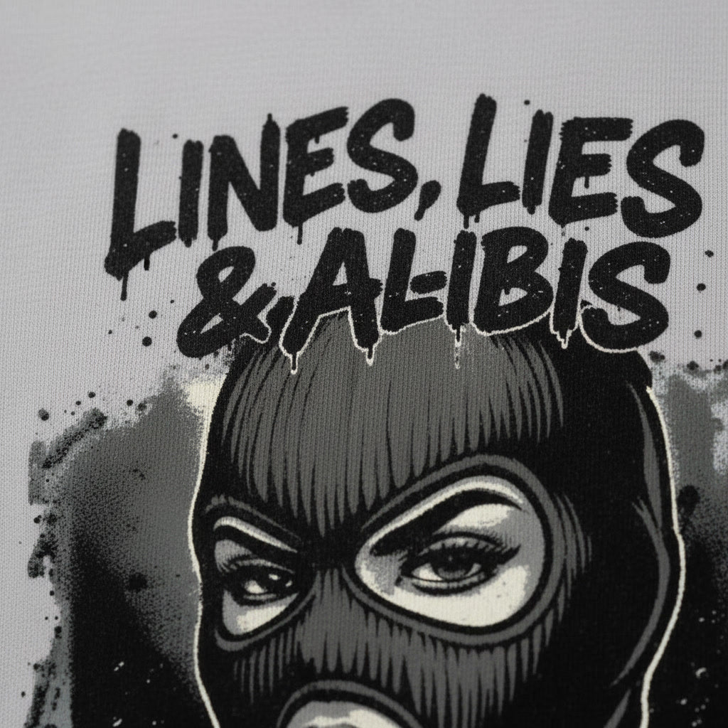 Lines, Lies & Alibis Unisex Tee