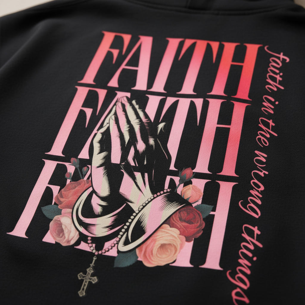 Faith in the Wrong Things Unisex Hoodie